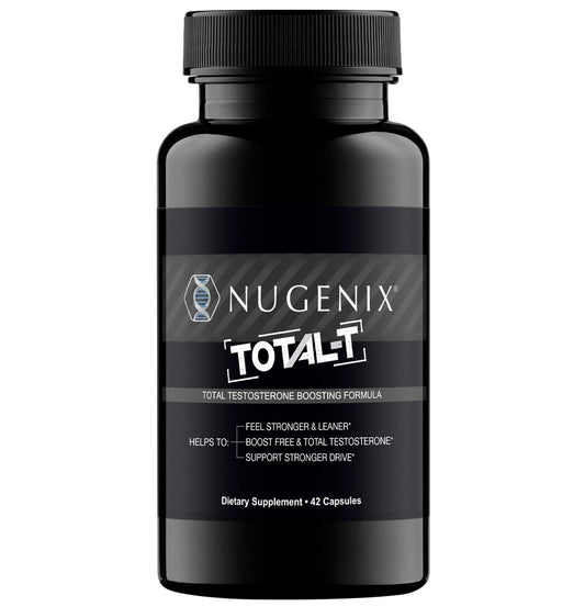 Nugenix Total-T, Free and Total Testosterone Booster Supplement for Men, 90 Count