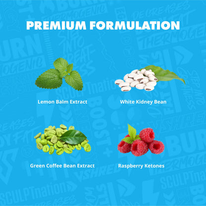 Sculpt Nation by V Shred Burn Thermogenic Fat Burner for Men & Women