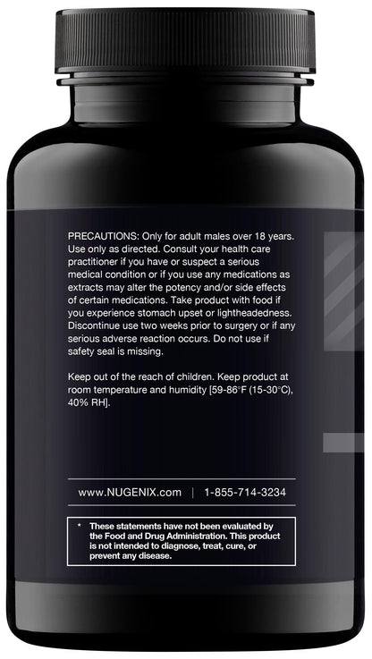 Nugenix Total-T, Free and Total Testosterone Booster Supplement for Men, 90 Count