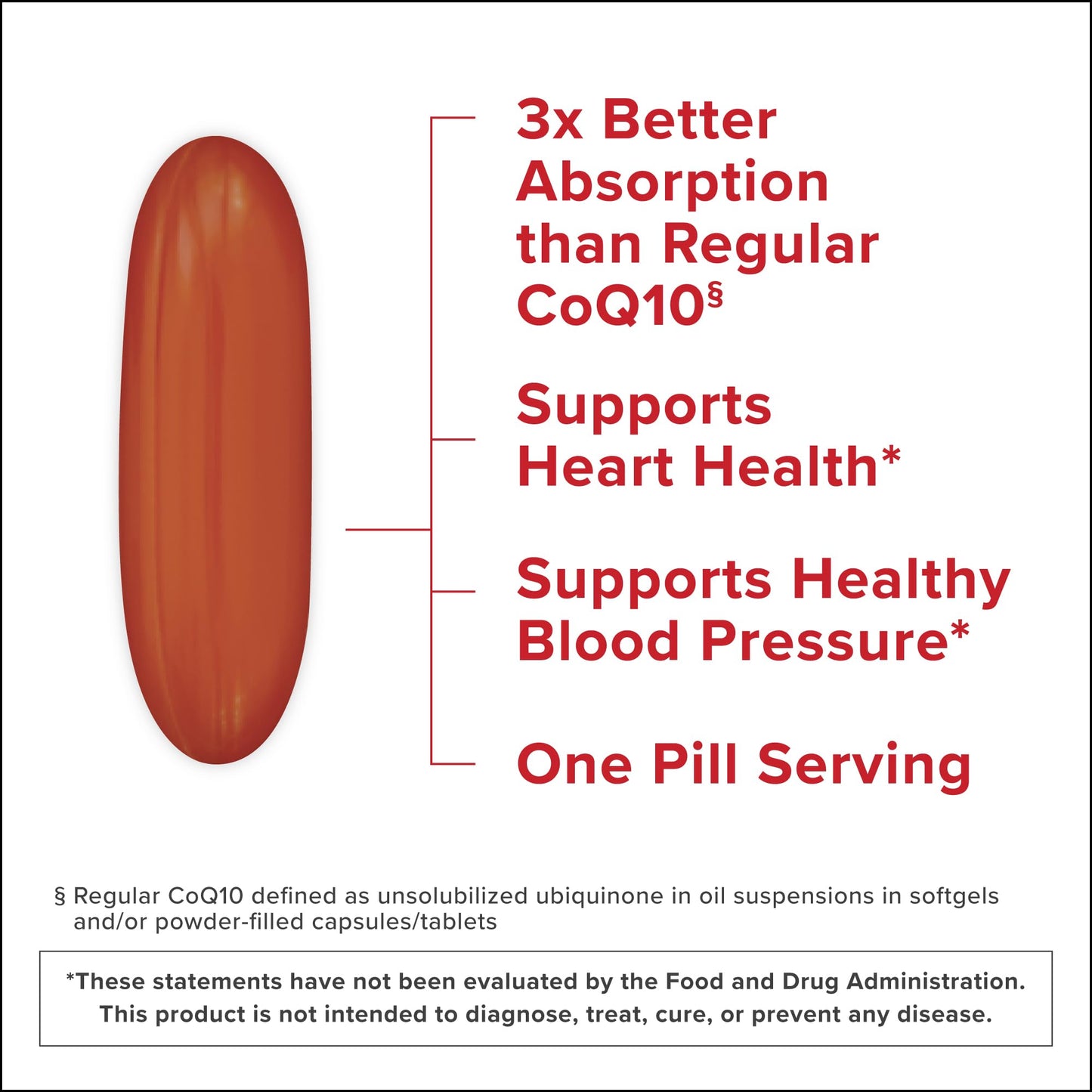 Qunol Ultra CoQ10 100mg Softgels- 3X Better Absorption Coenzyme Q10 Supplements - Antioxidant Supplement for Vascular and Heart Health & Energy Production - 5 Month Supply - 150 Count