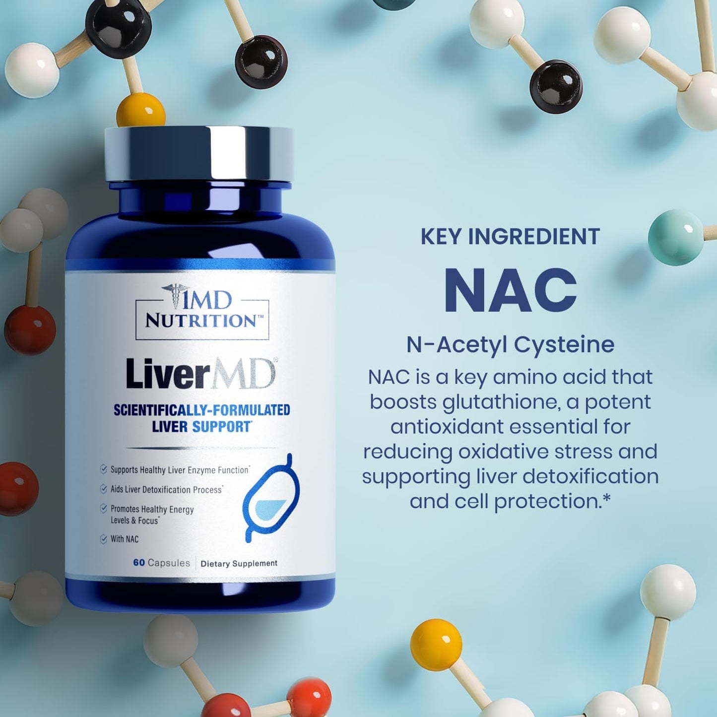 Liver Support Supplement 60 Capsules